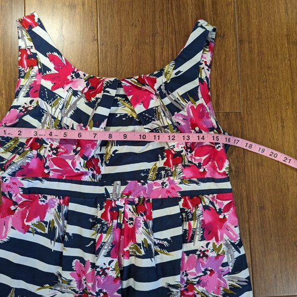 Motherhood Maternity Striped Floral Dress - Picture 7 of 11